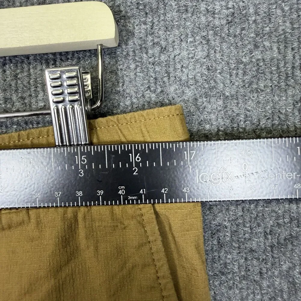 Vuori Straight Leg Pants in Mustard Brown with White Drawstring